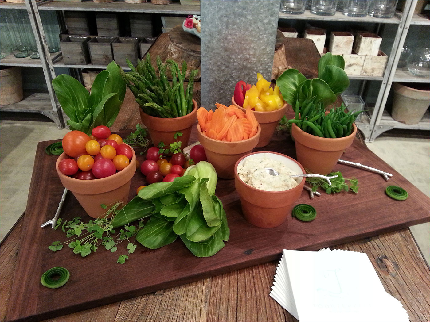 Crudite Platter By Chef Ellen English and Recipes